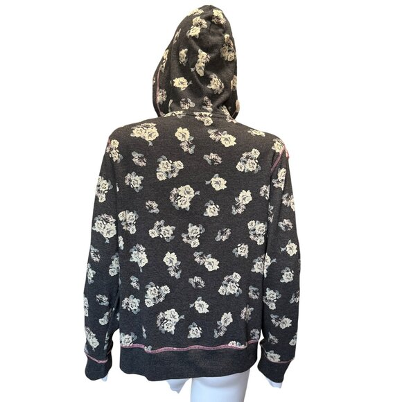 Hard Candy Hooded Zip-Up Sweatshirts Floral & Tie-Dye Prints Women XL(15-17) 2Pk - Picture 6 of 12